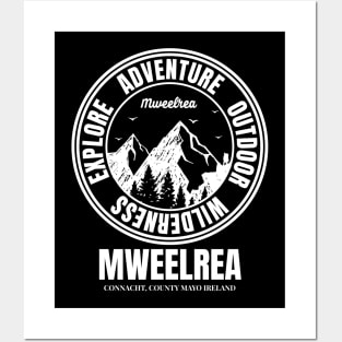 Mweelrea Mountain, Mountaineering In Ireland Locations Posters and Art